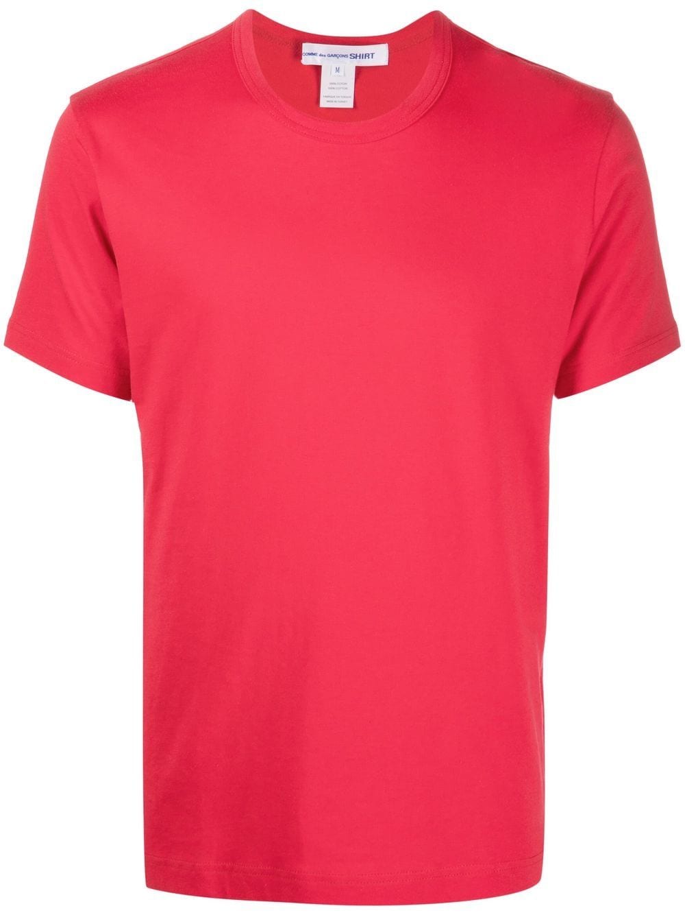 Comme Des Garçons Shirt logo-print cotton T-shirt - Red von Comme Des Garçons Shirt