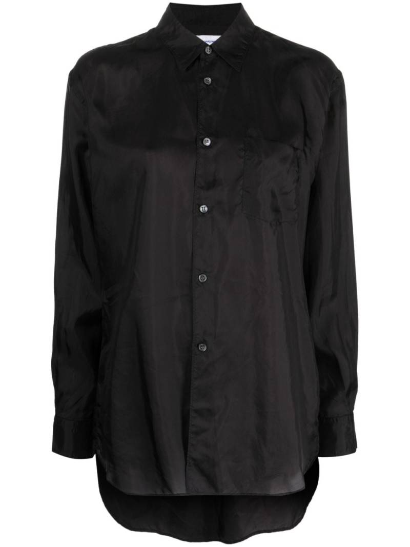 Comme Des Garçons Shirt long-sleeve cotton shirt - Black von Comme Des Garçons Shirt