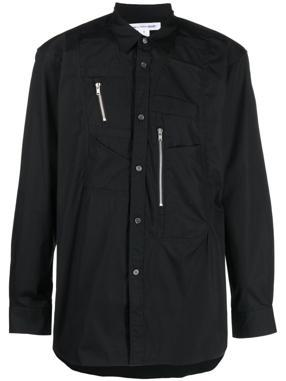 Comme Des Garçons Shirt panelled multi-pocket shirt - Black von Comme Des Garçons Shirt