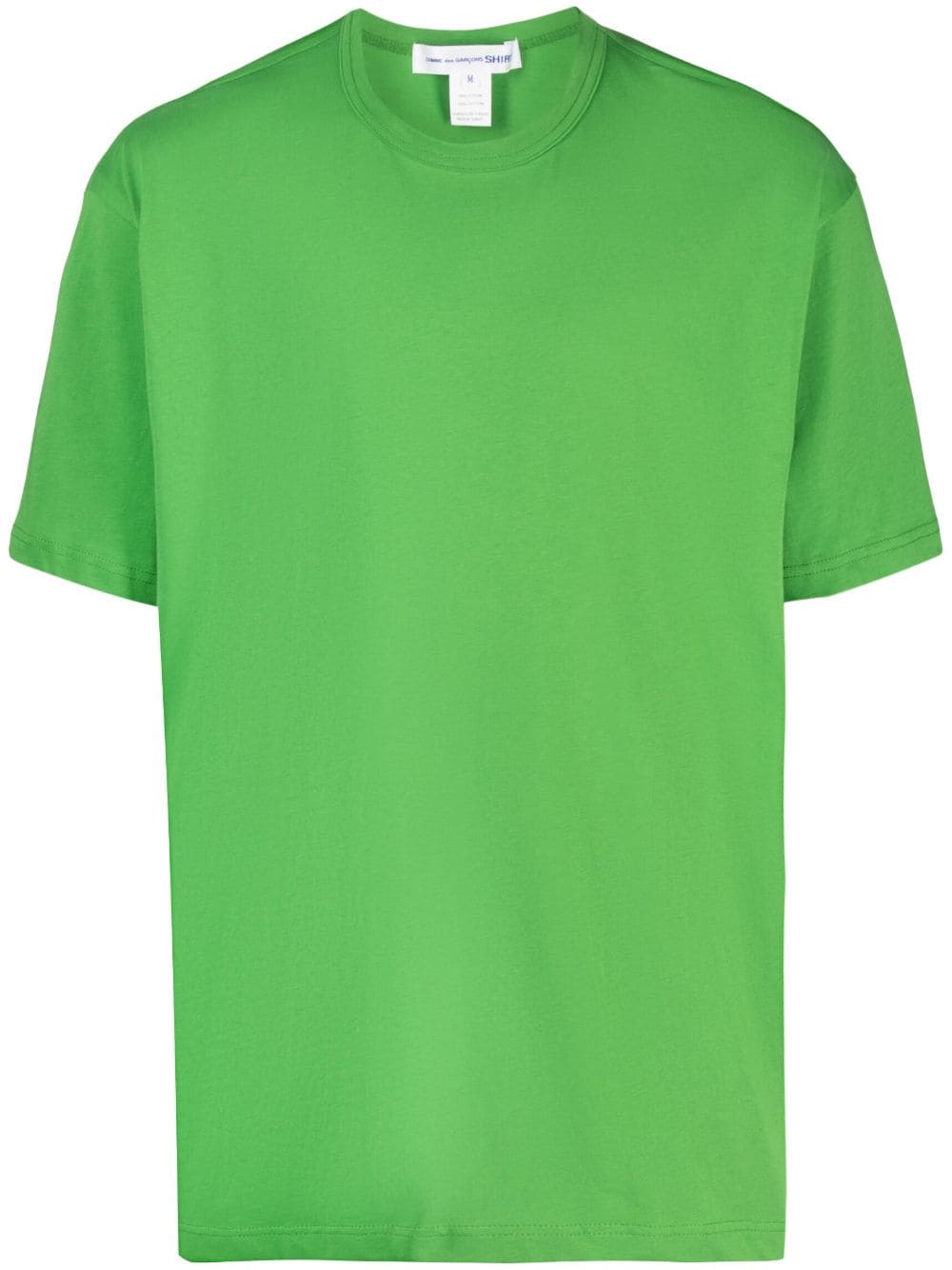 Comme Des Garçons Shirt short-sleeve round-neck T-shirt - Green von Comme Des Garçons Shirt