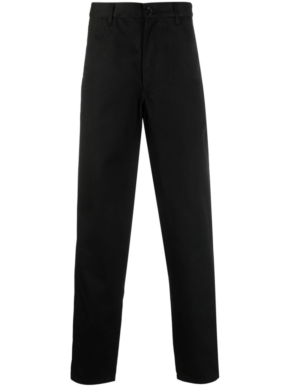 Comme Des Garçons Shirt straight-leg cotton trousers - Black von Comme Des Garçons Shirt