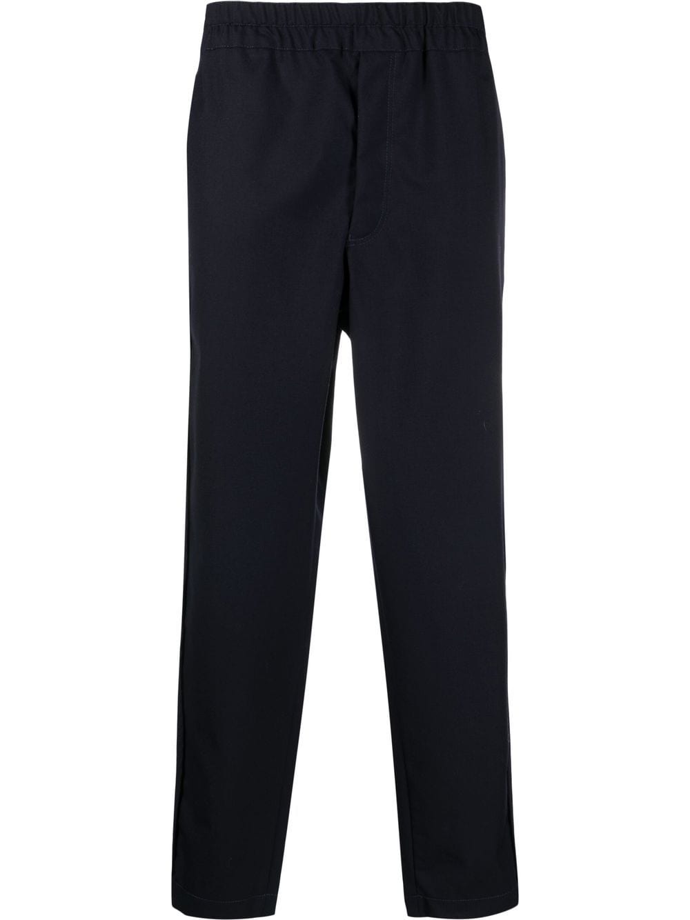 Comme Des Garçons Shirt straight-leg wool trousers - Blue von Comme Des Garçons Shirt