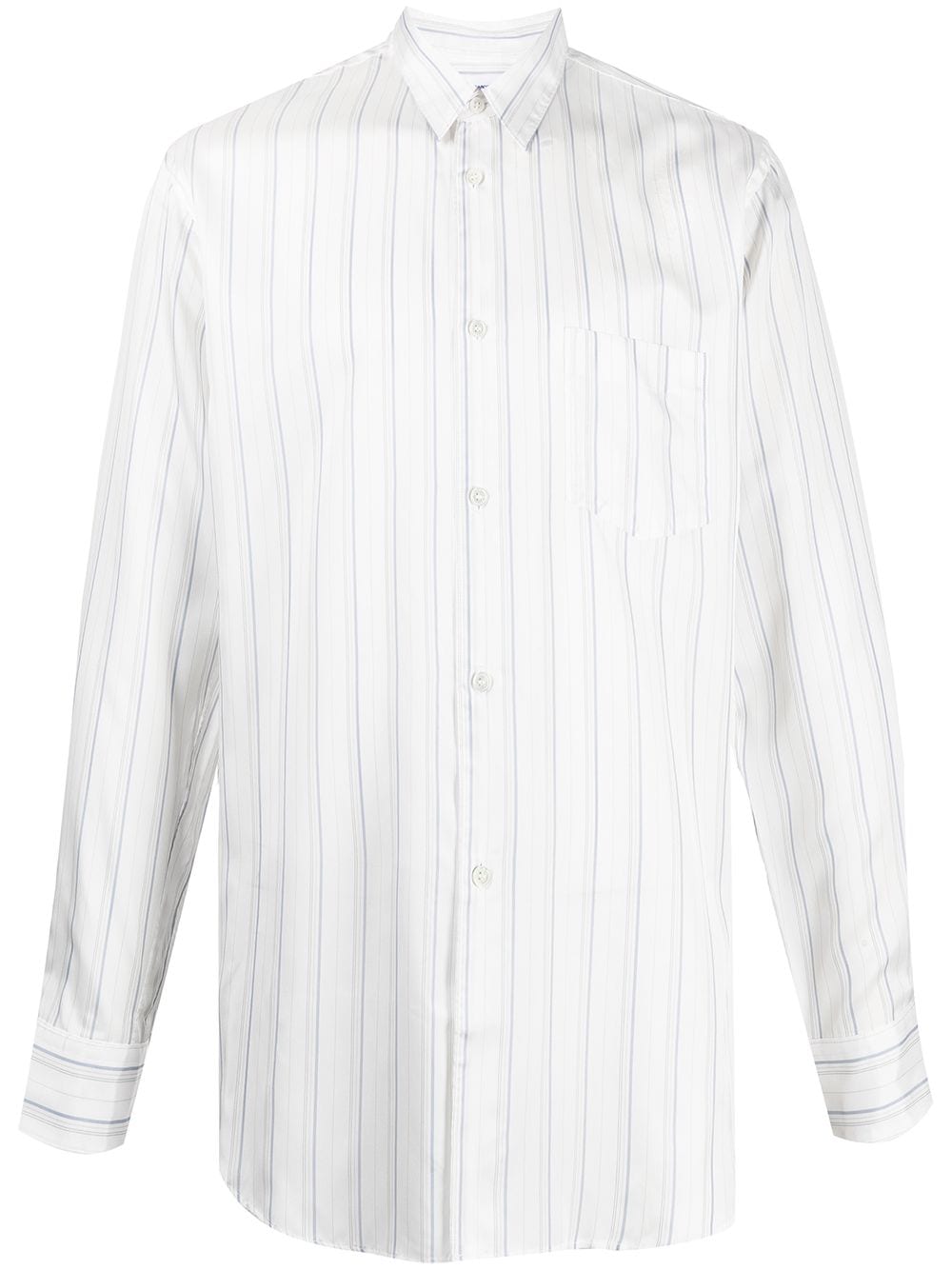 Comme Des Garçons Shirt striped long-sleeve shirt - White von Comme Des Garçons Shirt