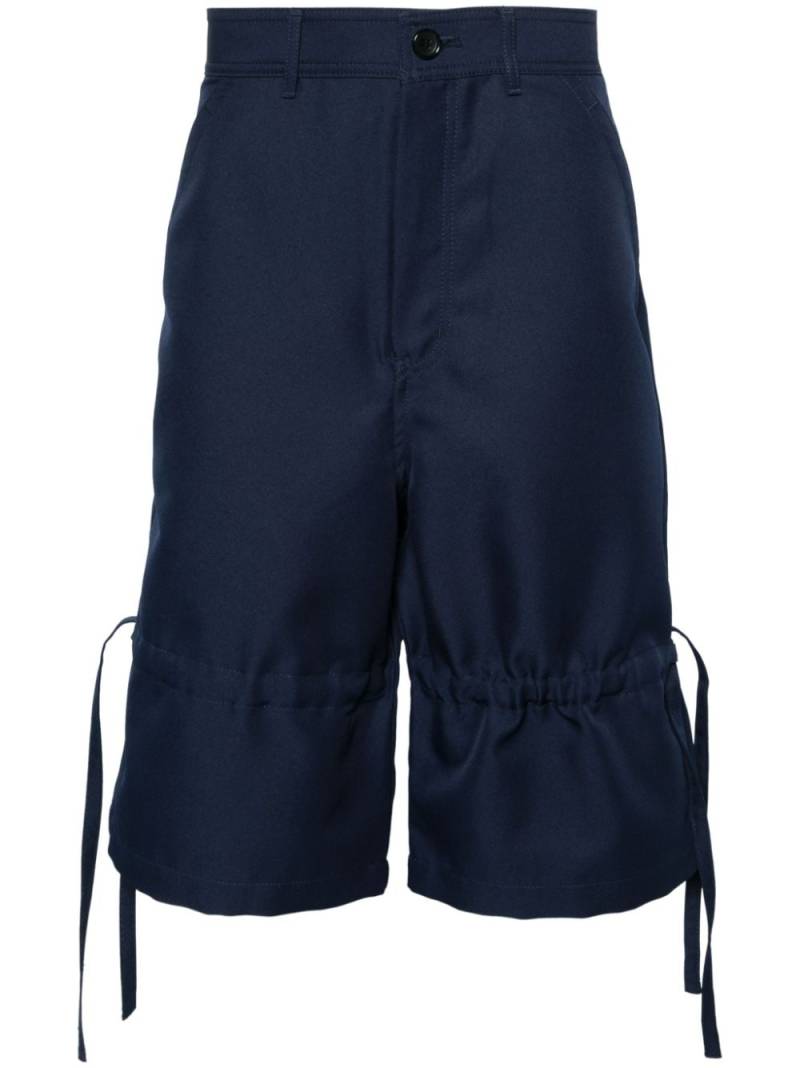 Comme Des Garçons Shirt wide-leg bermuda shorts - Blue von Comme Des Garçons Shirt