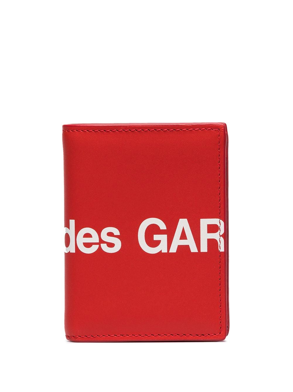 Comme Des Garçons Wallet logo-print bi-fold wallet - Red von Comme Des Garçons Wallet