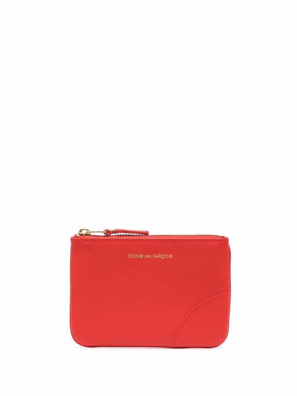 Comme Des Garçons Wallet engraved-logo wallet - Red von Comme Des Garçons Wallet