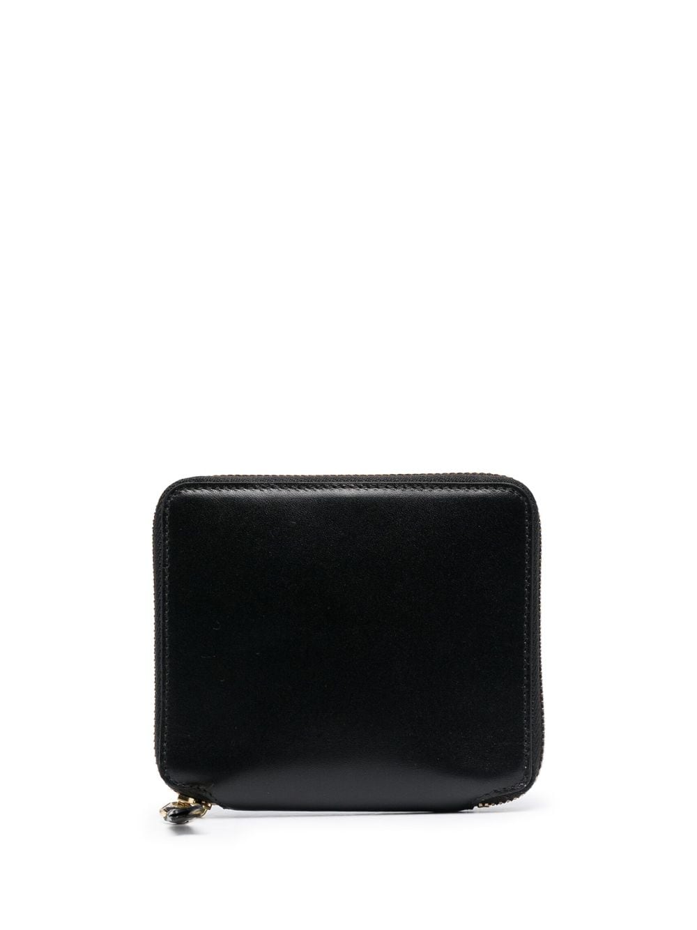Comme Des Garçons Wallet check-print leather wallet - Black von Comme Des Garçons Wallet