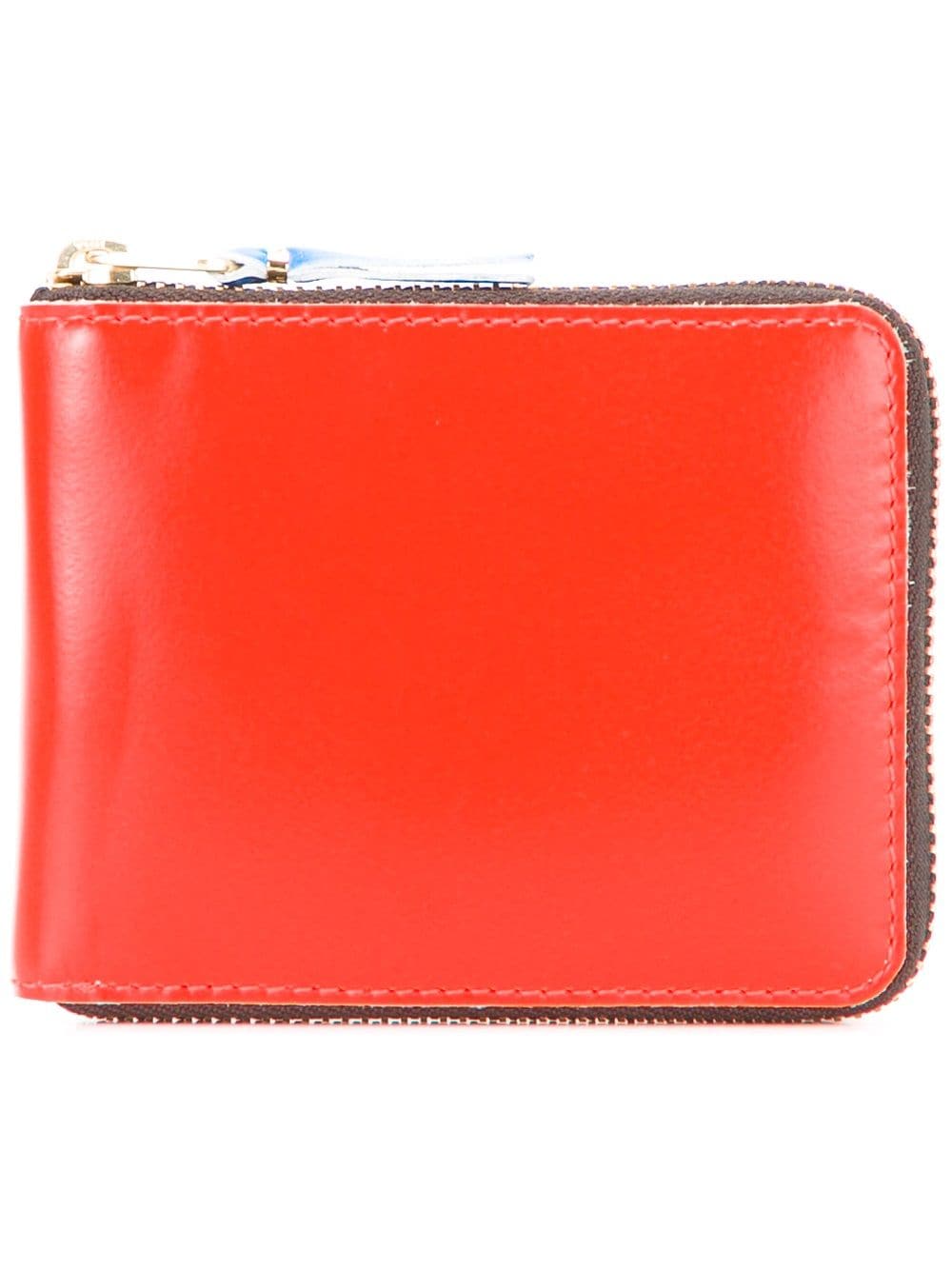 Comme Des Garçons Wallet colour block zipped wallet - Yellow von Comme Des Garçons Wallet