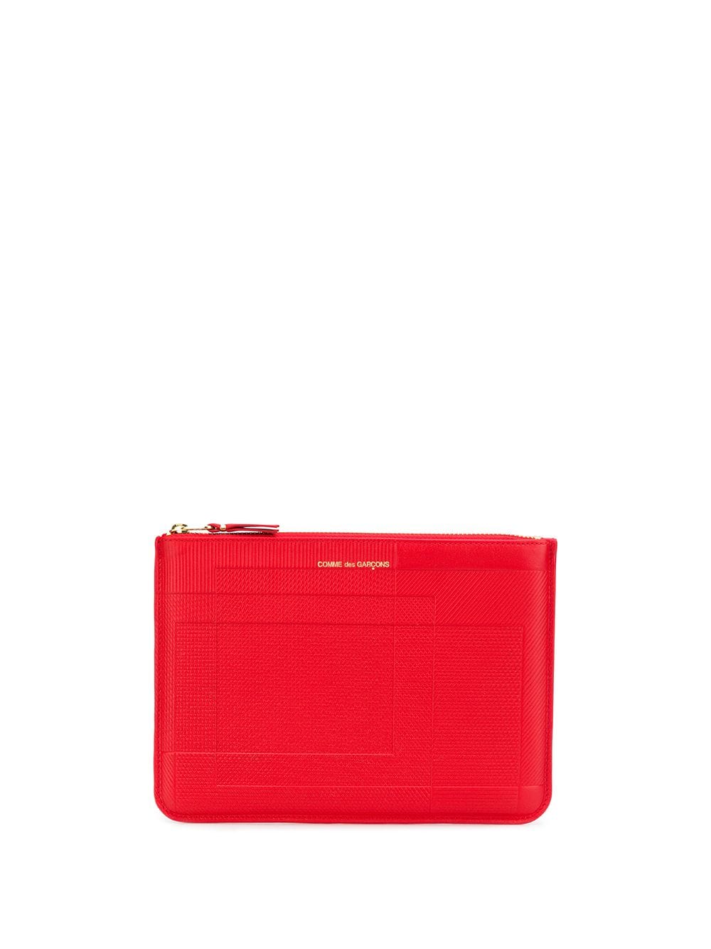 Comme Des Garçons Wallet line print wallet - Red von Comme Des Garçons Wallet