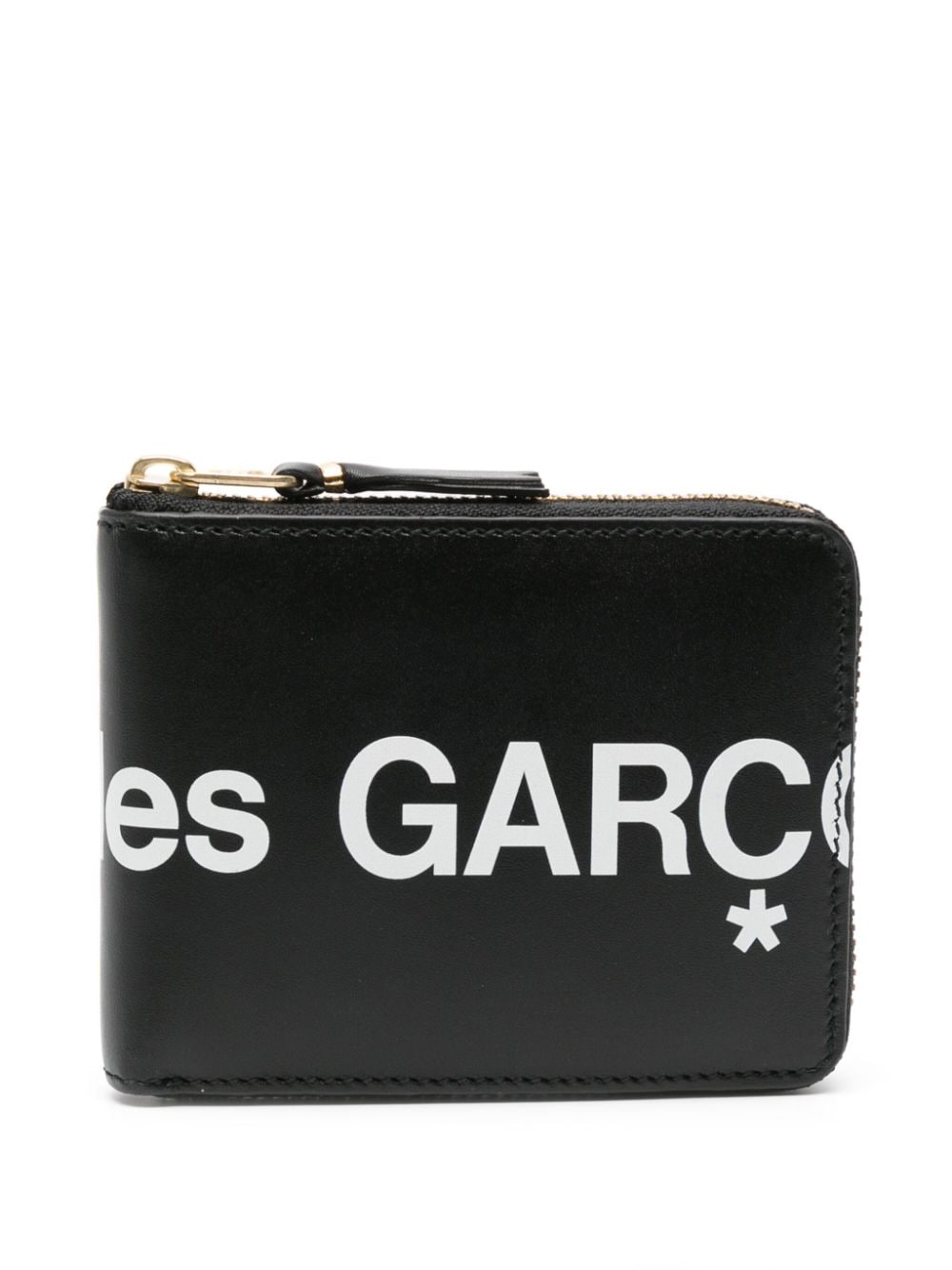 Comme Des Garçons Wallet logo-print leather wallet - Black von Comme Des Garçons Wallet