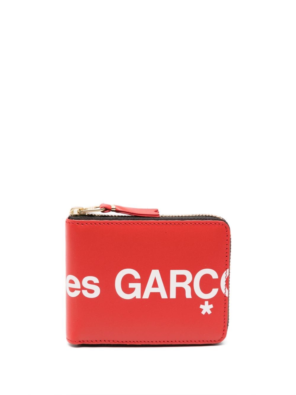 Comme Des Garçons Wallet logo-print leather wallet - Red von Comme Des Garçons Wallet