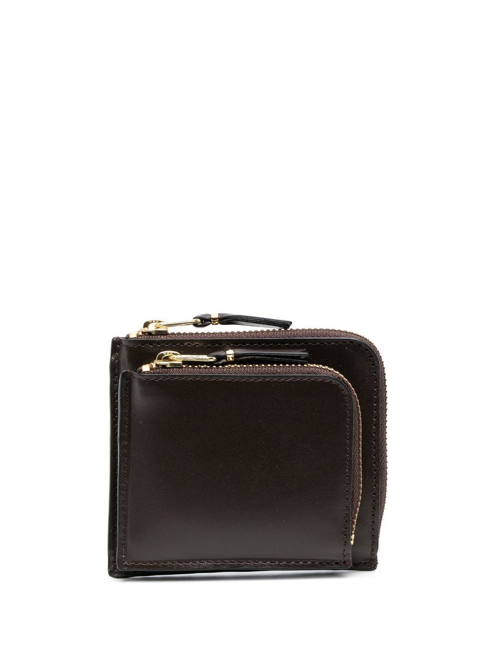 Comme Des Garçons Wallet zipped-pocket leather wallet - Brown von Comme Des Garçons Wallet