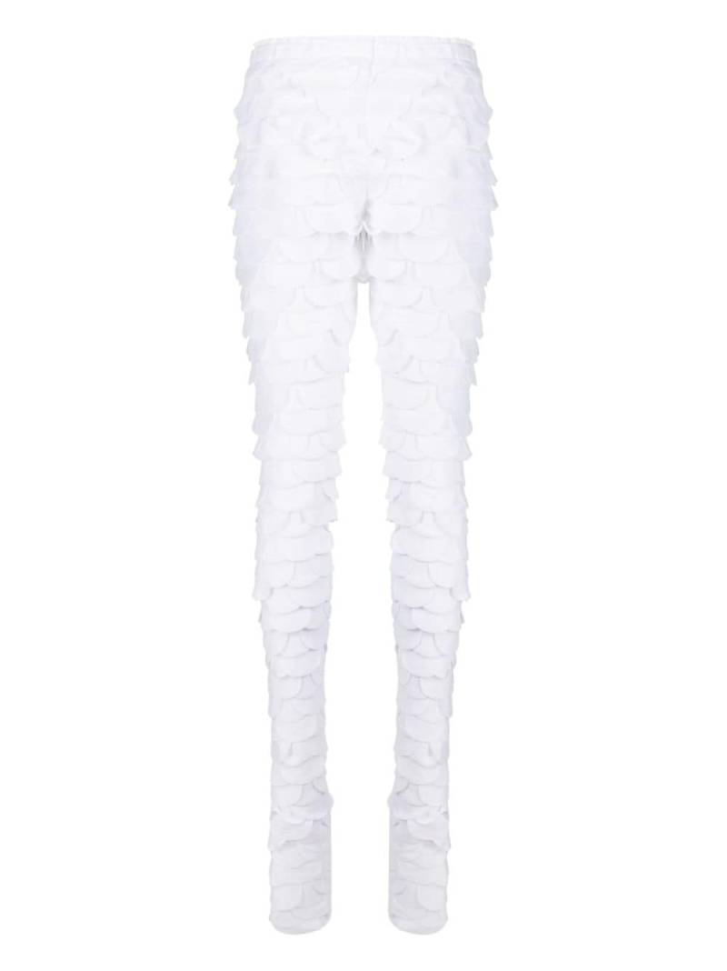 Comme Des Garçons layered skinny leggings - White von Comme Des Garçons