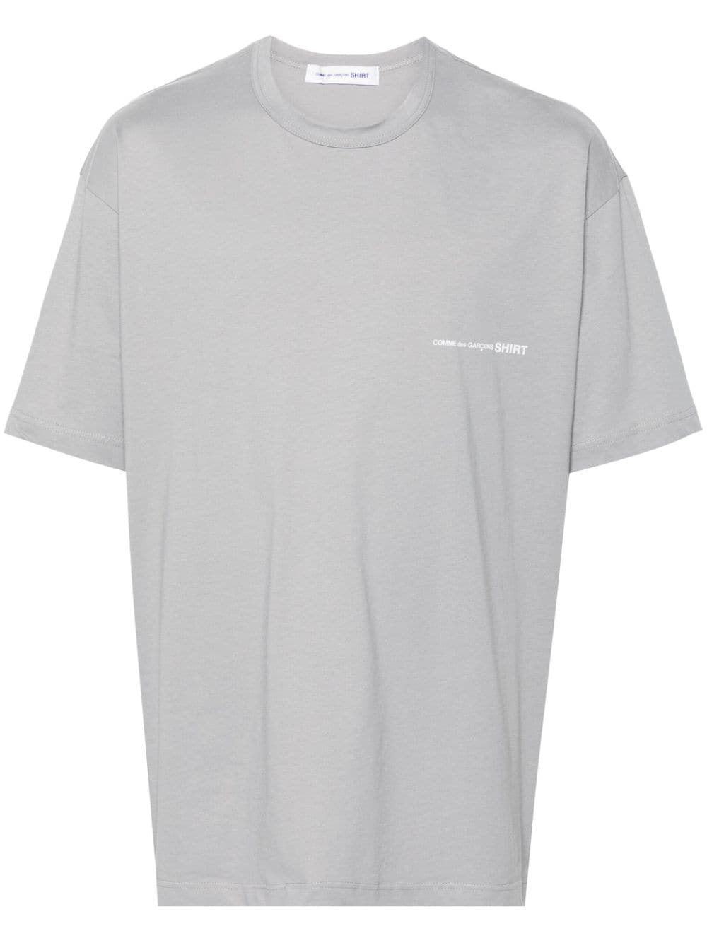 Comme Des Garçons Shirt logo-print cotton T-shirt - Grey