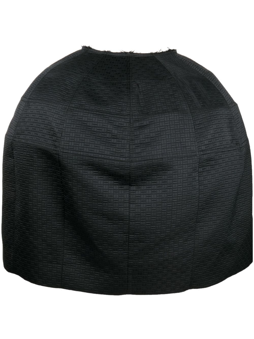 Comme Des Garçons panelled patterned-jacquard midi skirt - Black von Comme Des Garçons