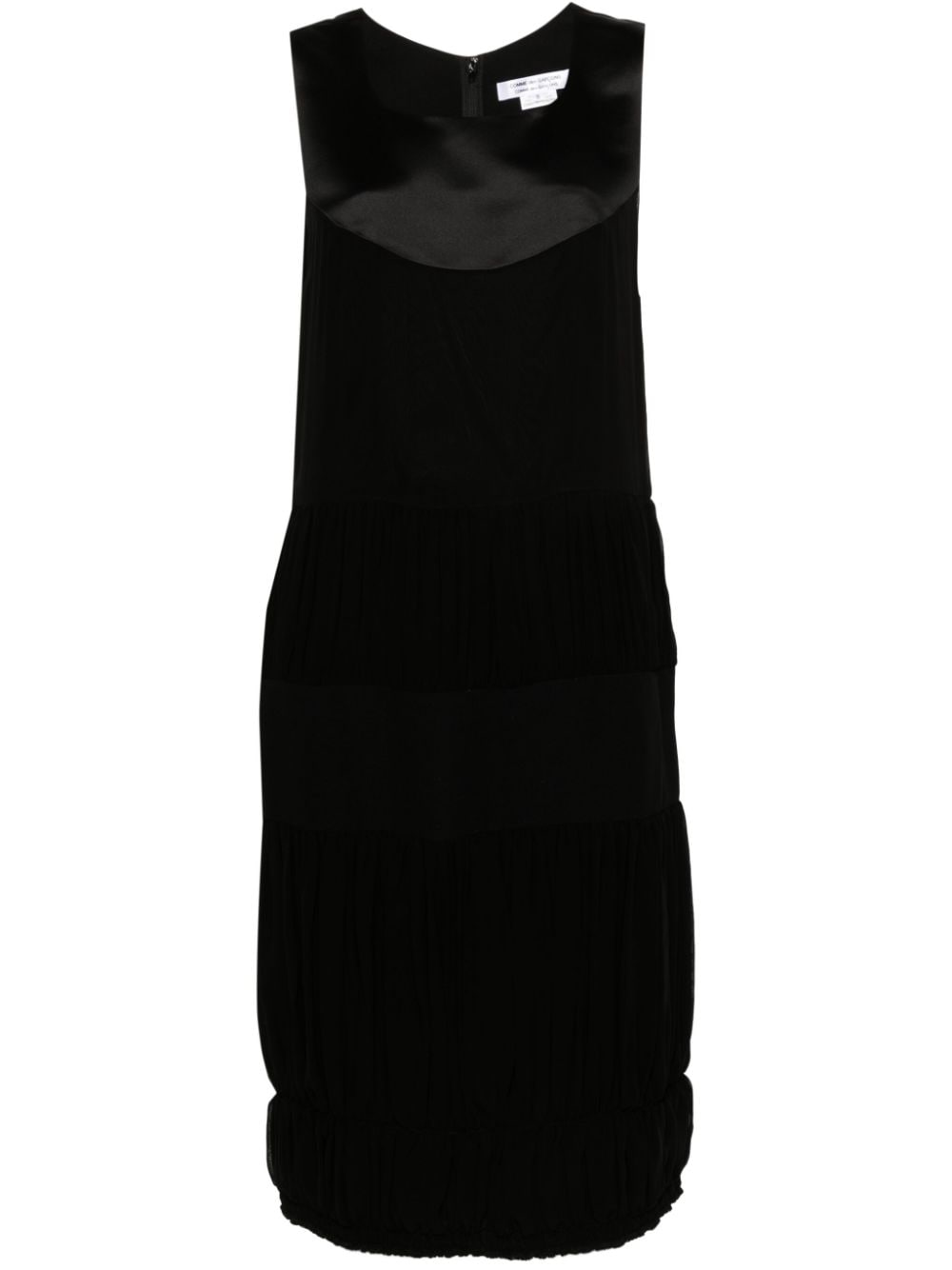 Comme Des Garçons pleat-detail dress - Black von Comme Des Garçons