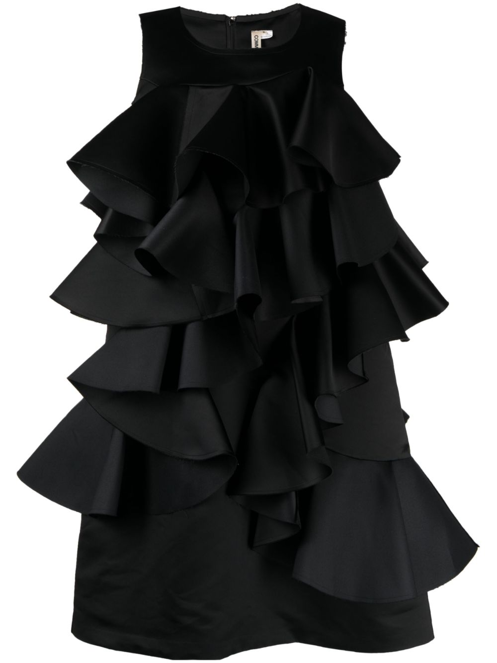 Comme Des Garçons ruffled cotton dress - Black von Comme Des Garçons