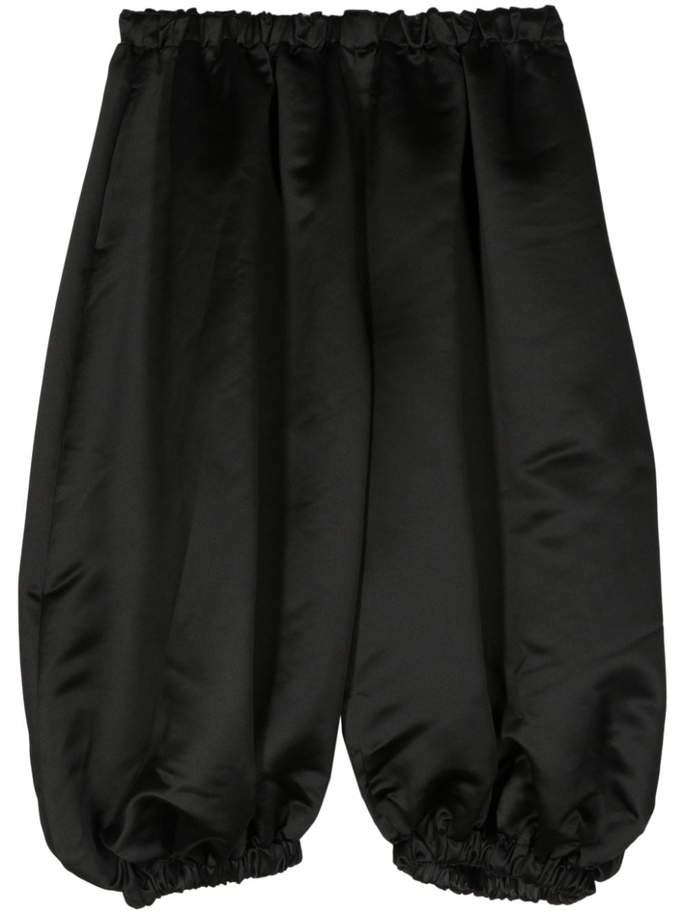 Comme Des Garçons tapered-leg cropped trousers - Black von Comme Des Garçons