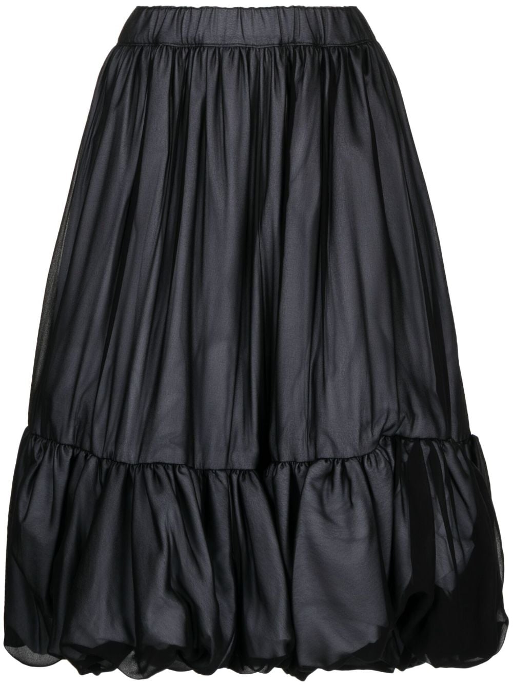 Comme Des Garçons voluminous tiered skirt - Black von Comme Des Garçons