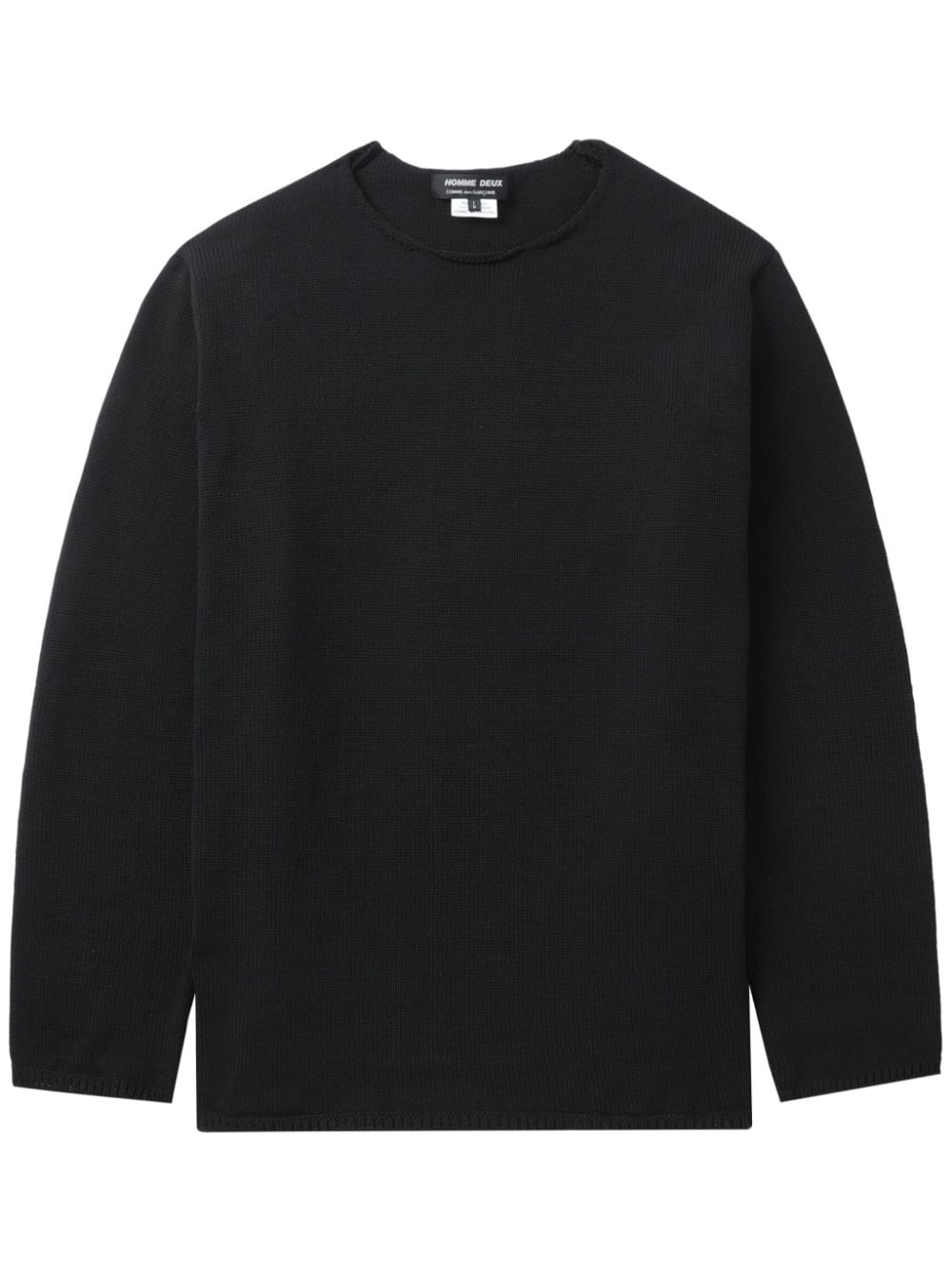 Comme des Garçons Homme Deux long-sleeve jumper - Black von Comme des Garçons Homme Deux