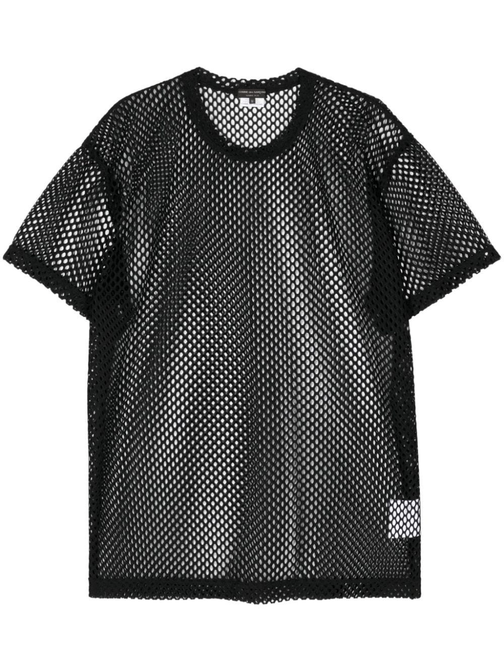 Comme des Garçons Homme Plus crew-neck mesh T-shirt - Black von Comme des Garçons Homme Plus