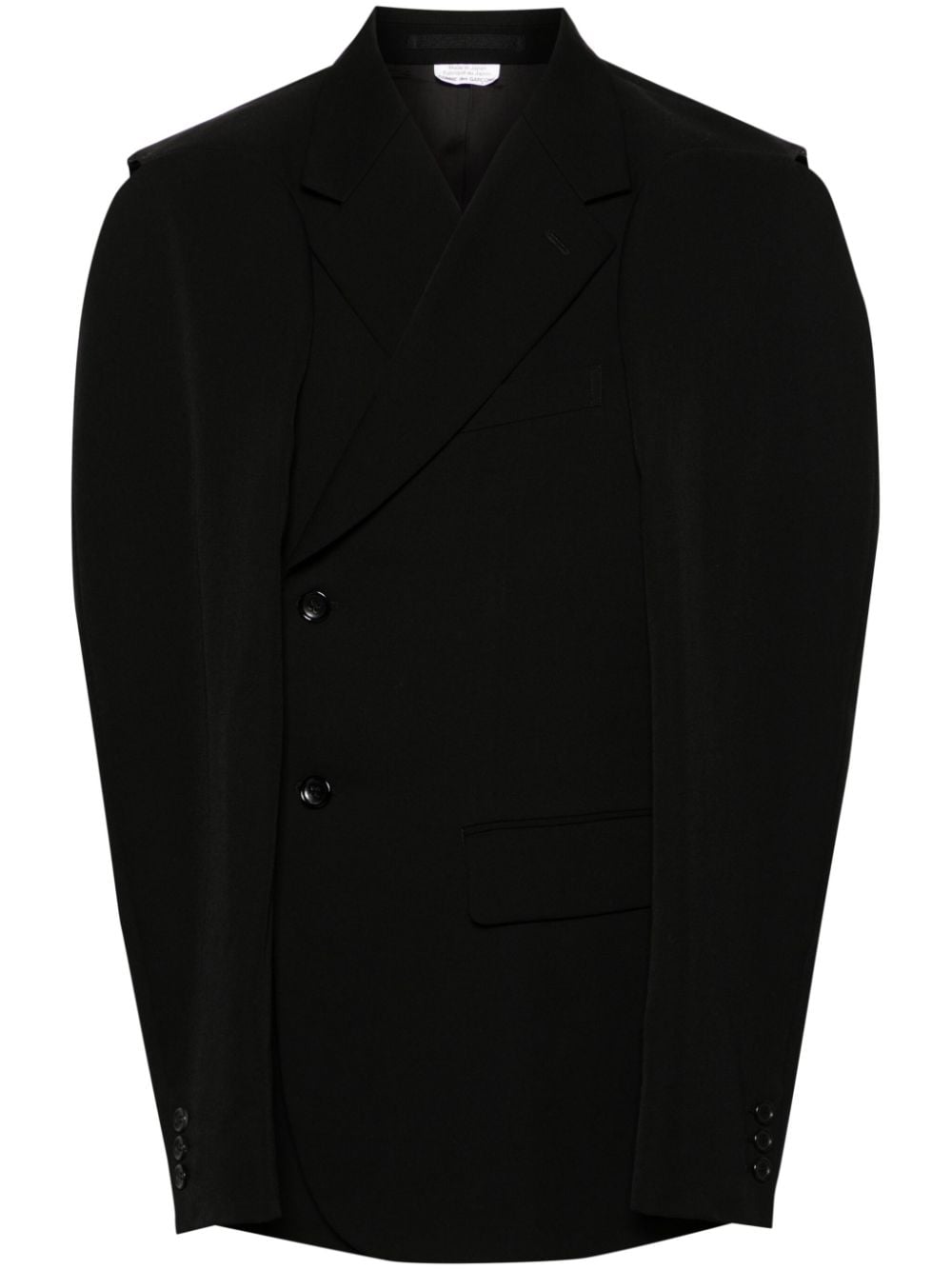 Comme des Garçons Homme Plus cut-out single-breasted blazer - Black von Comme des Garçons Homme Plus