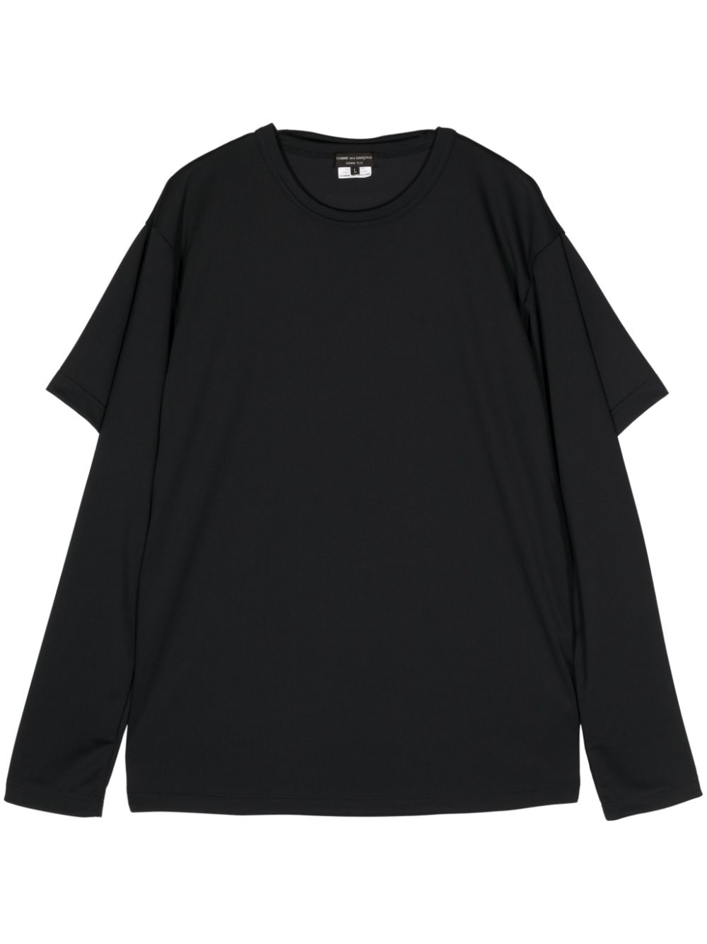 Comme des Garçons Homme Plus layered long-sleeve T-shirt - Black von Comme des Garçons Homme Plus
