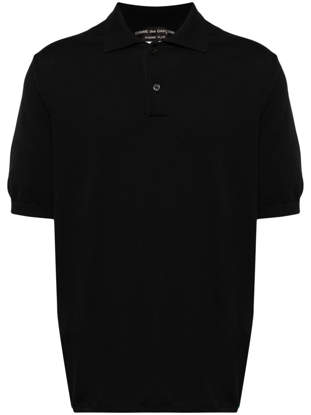 Comme des Garçons Homme appliqué back polo shirt - Black von Comme des Garçons Homme