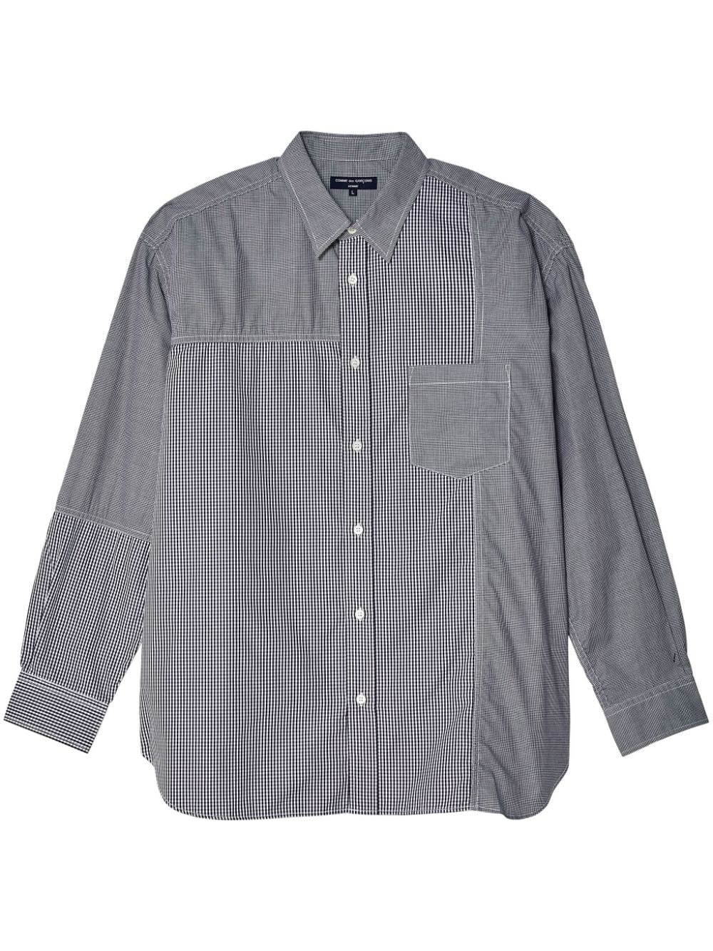 Comme des Garçons Homme check-pattern cotton shirt - Grey von Comme des Garçons Homme