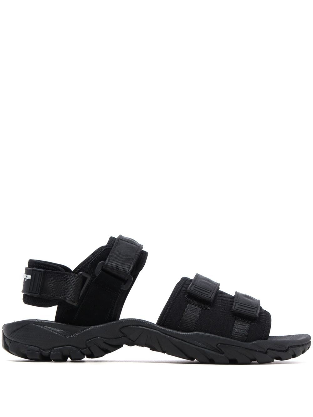 Comme des Garçons Homme logo-appliqué touch-strap sandals - Black von Comme des Garçons Homme