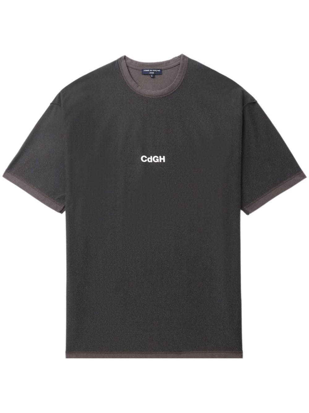 Comme des Garçons Homme logo-print T-shirt - Brown von Comme des Garçons Homme