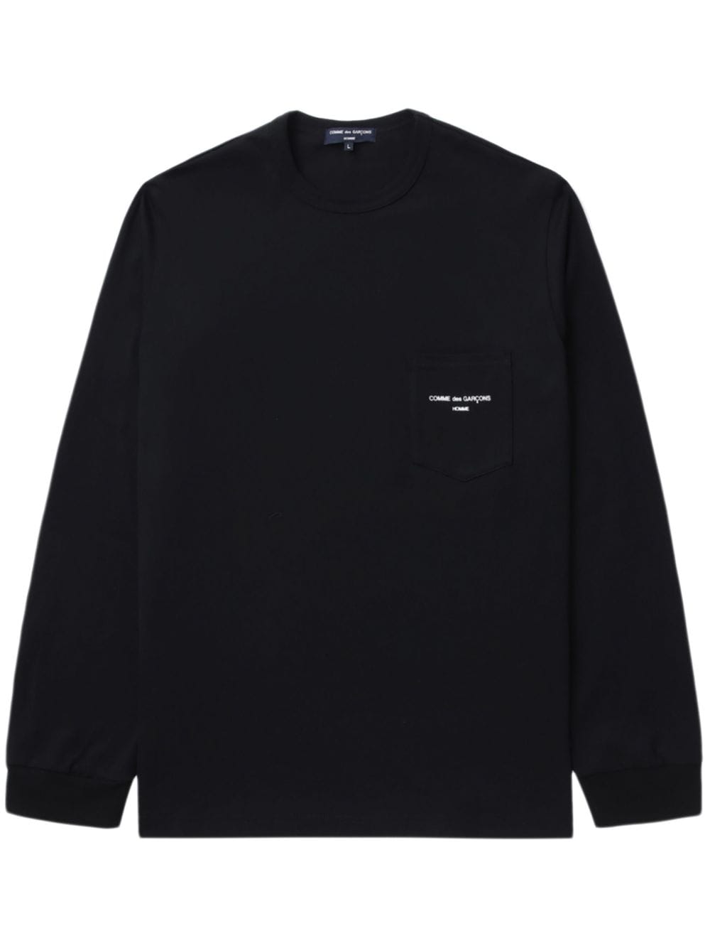 Comme des Garçons Homme logo-print long-sleeve T-shirt - Black von Comme des Garçons Homme