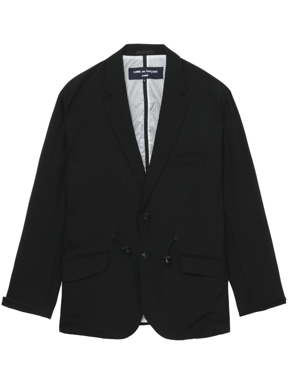 Comme des Garçons Homme single-breasted blazer - Black von Comme des Garçons Homme