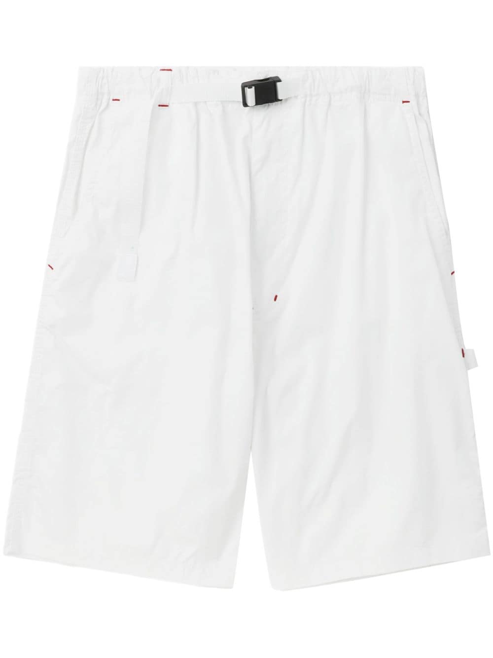 Comme des Garçons Homme straight-leg cotton shorts - White von Comme des Garçons Homme