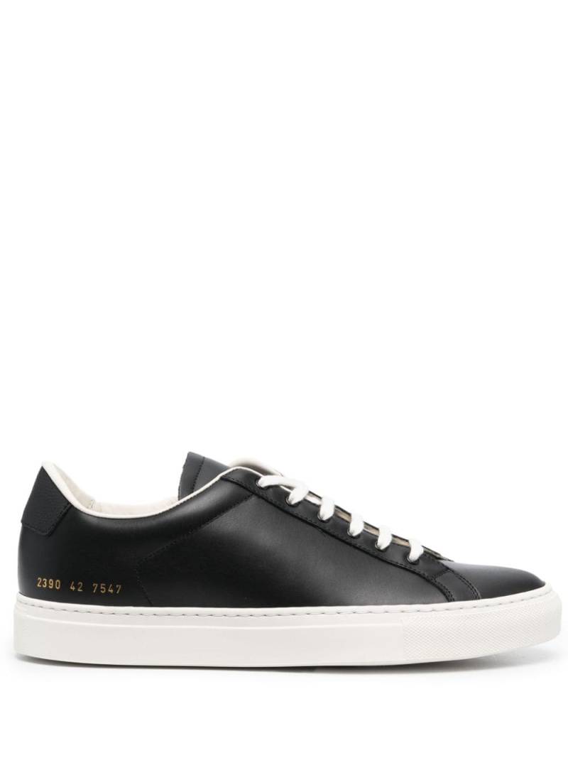 Common Projects Retro leather sneakers - Black von Common Projects