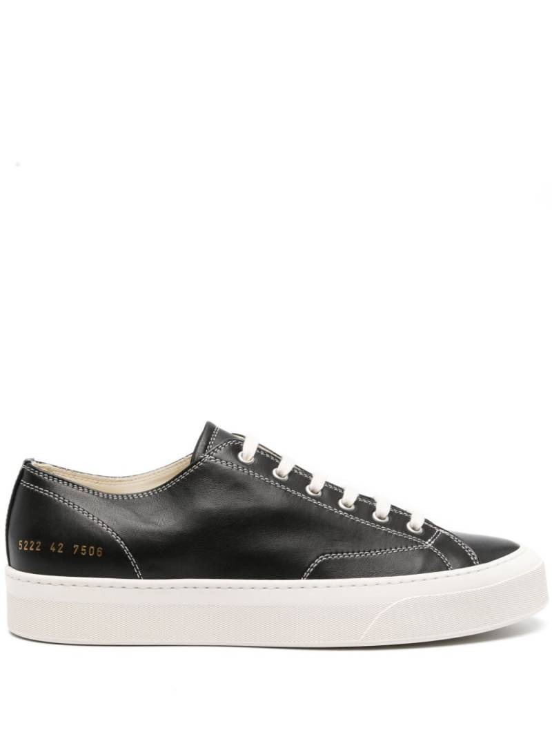 Common Projects Tournament leather sneakers - Black von Common Projects
