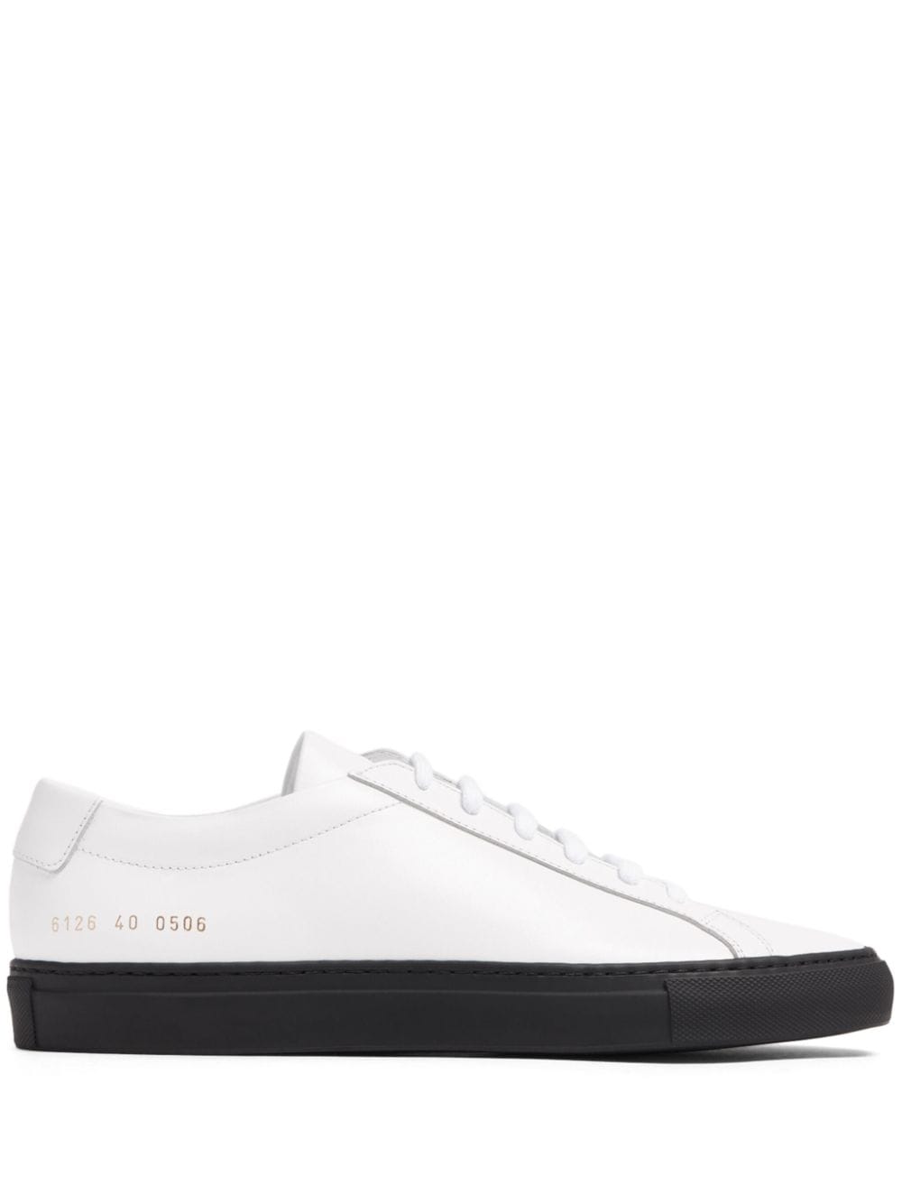 Common Projects lace-up contrasting sole sneakers - White von Common Projects