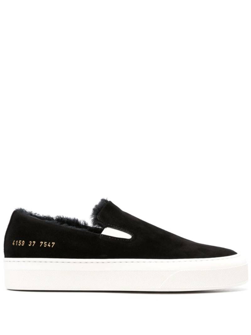 Common Projects suede slip-on sneakers - Black von Common Projects