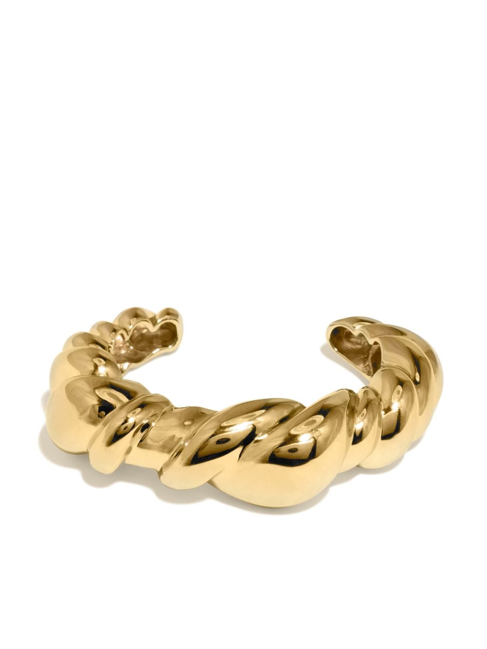 Completedworks 18kt gold plated Meandering cuff bracelet von Completedworks