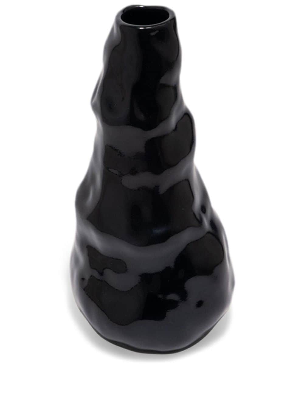 Completedworks 'Unearthed' vase, tall - Black von Completedworks