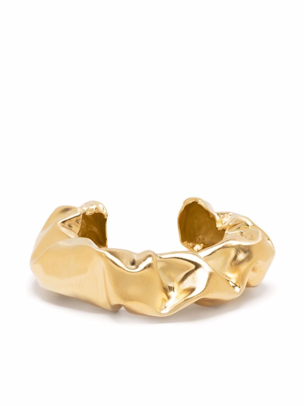 Completedworks scrunchie style cuff bracelet - Gold von Completedworks