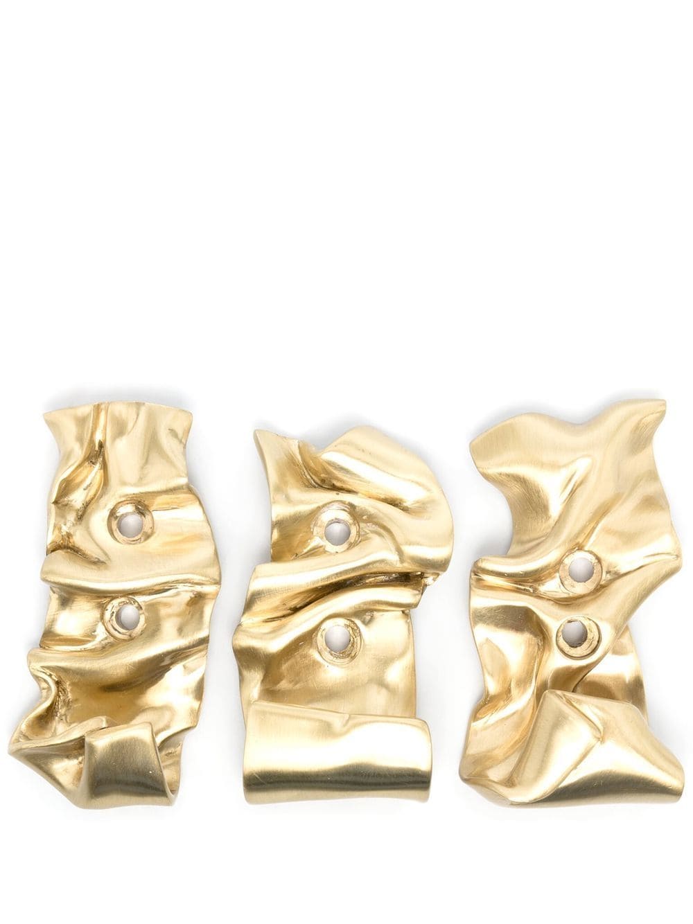 Completedworks wall hooks (set of three) - Gold von Completedworks