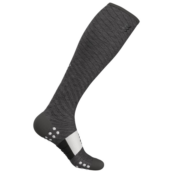 Compressport - Full Socks Recovery - Kompressionssocken Gr 4L - EU: 45-48 grau von Compressport