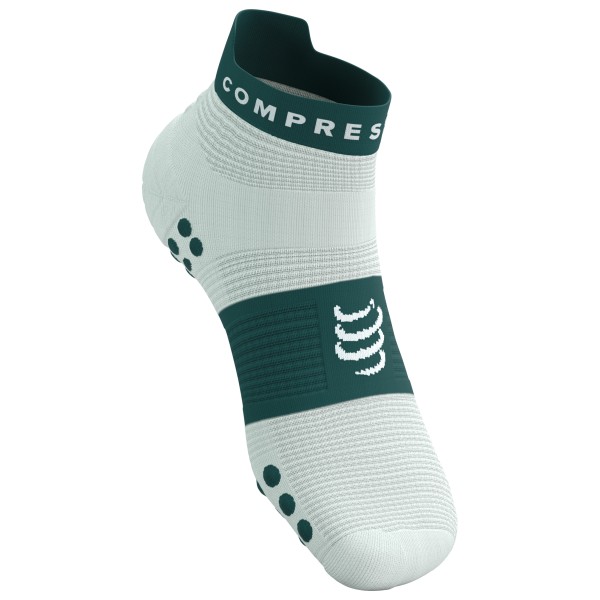 Compressport - Pro Racing Socks V4.0 Run Low - Laufsocken Gr T3 - EU: 42-44 grau von Compressport