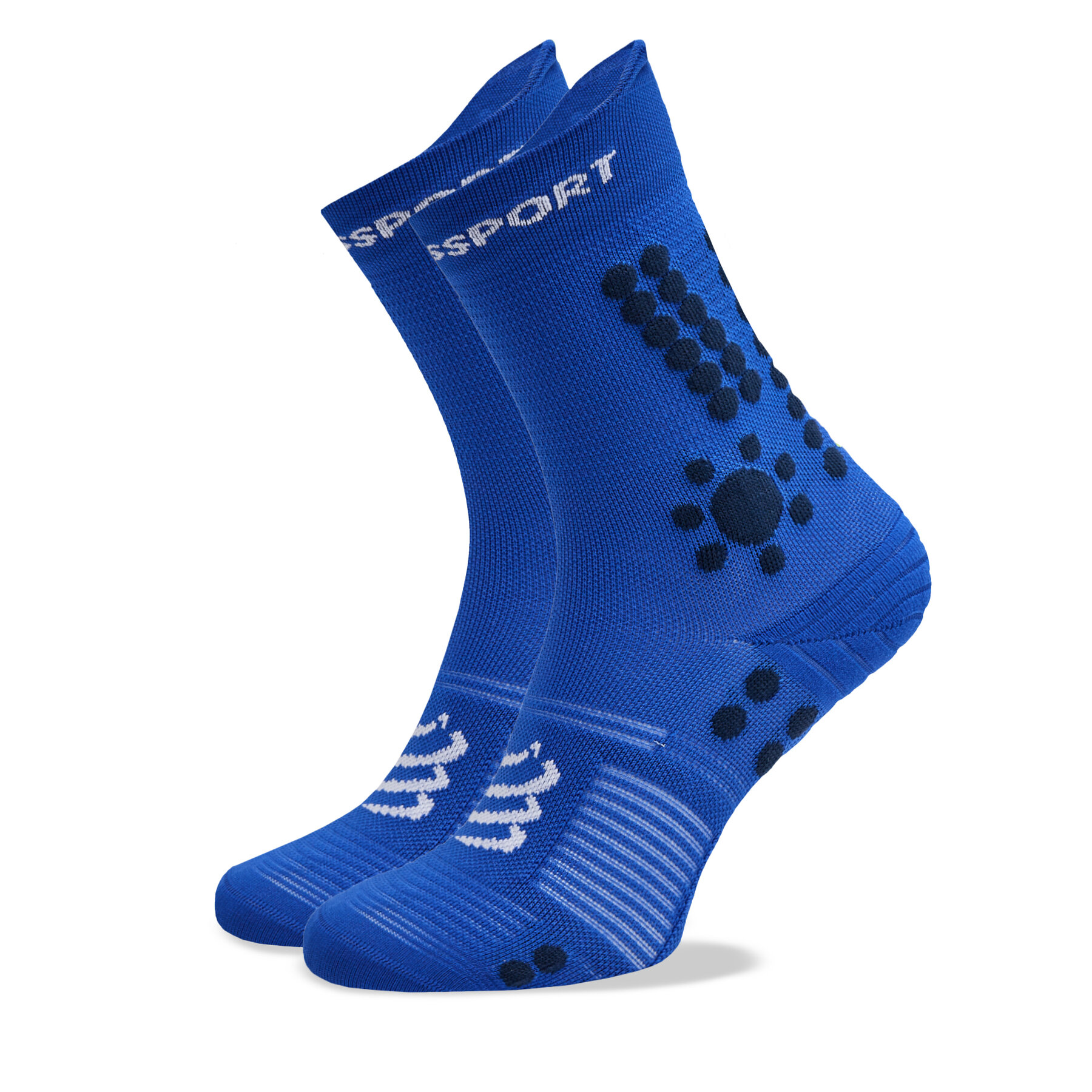 Hohe Unisex-Socken Compressport Pro Racing V4.0 Trail XU00048B Dazz Blue/Blues von Compressport