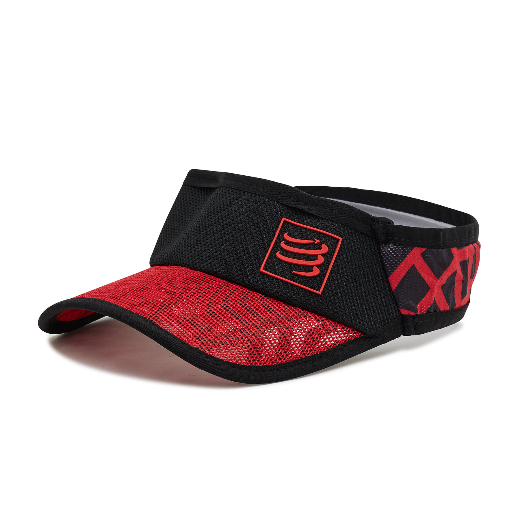 Schirmmütze Compressport Spiderweb Ultra Visor 18265 Red/Black von Compressport