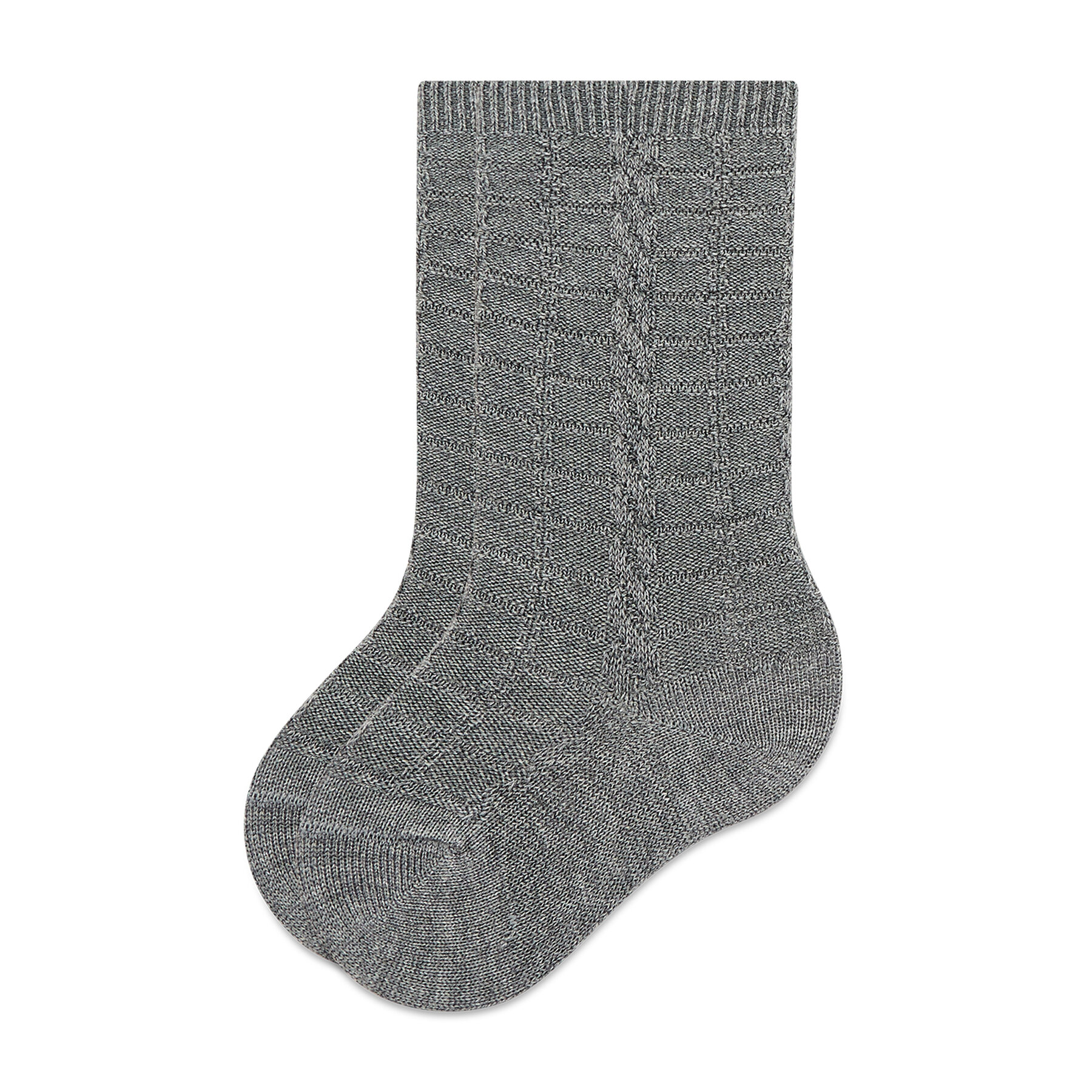 Hohe Kindersocken Condor 2.312/2 Light Grey 0230 von Condor