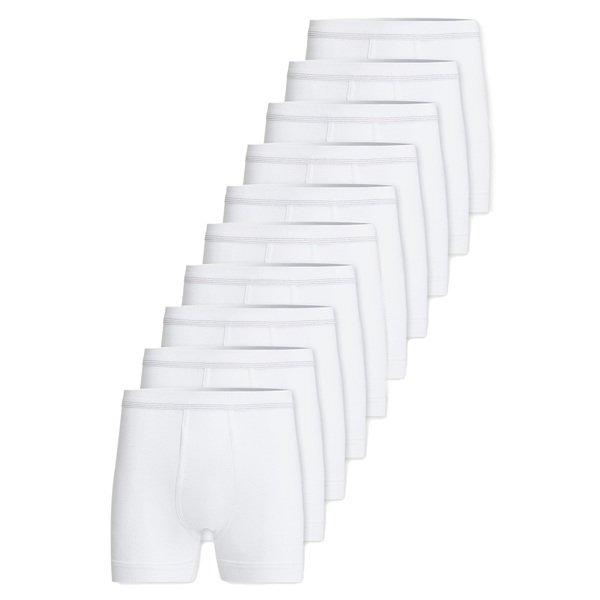 10er Pack Feinripp - Unterhose Kurz Herren Weiss 4XL von Conta