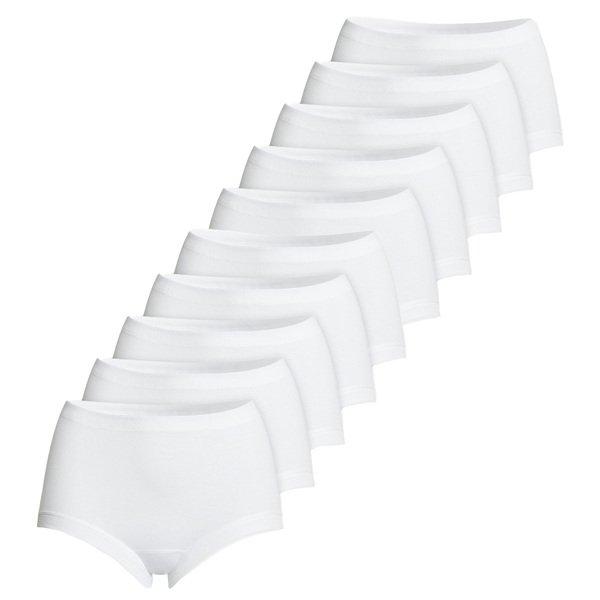 Feinripp - Taillen-slip Damen Weiss M von Conta