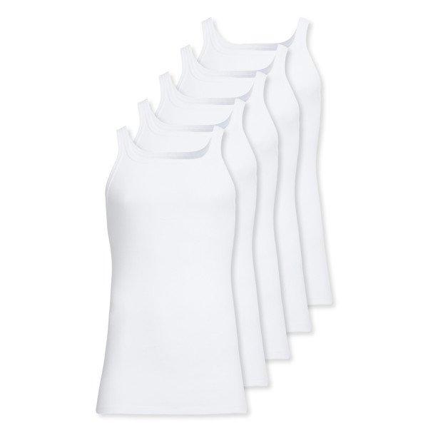 5er Pack Feinripp - Unterhemd Tanktop Herren Weiss 4XL von Conta